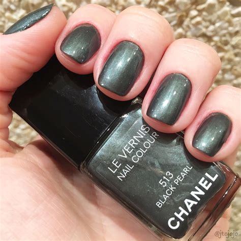 chanel black pearl nail polish uk